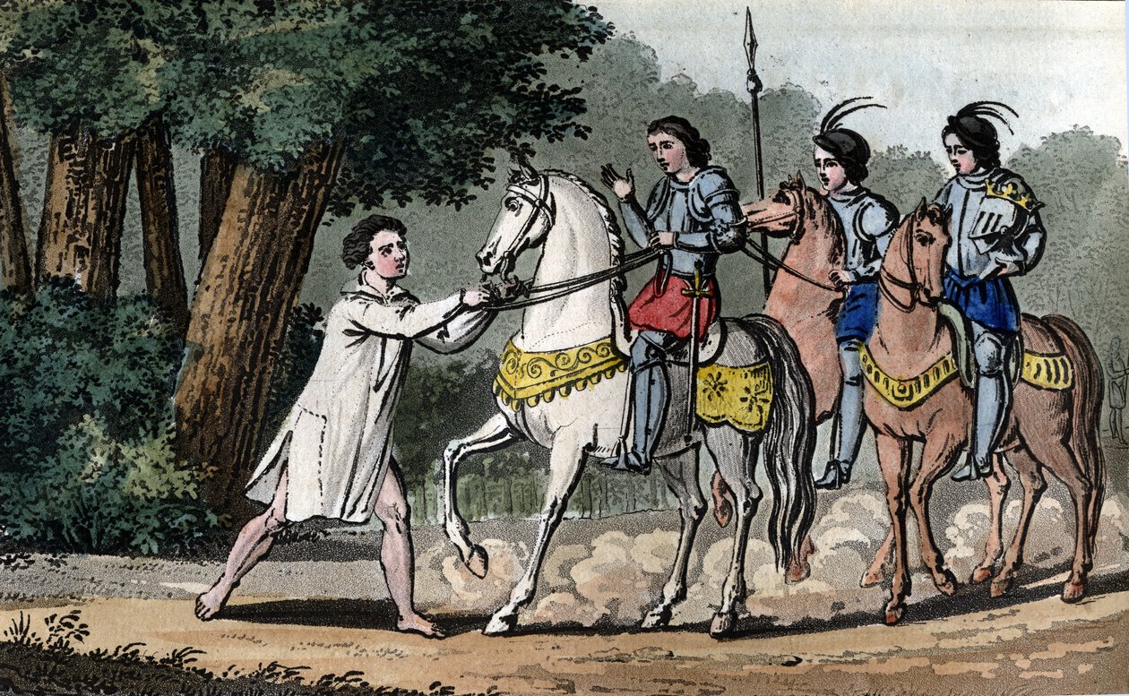 Charles VI, Le Mans ormanında deliliğe yakalandı - 1825