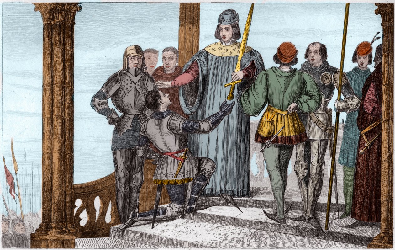 Charles V (1358-80) Bilge kılıcını Duguesdin