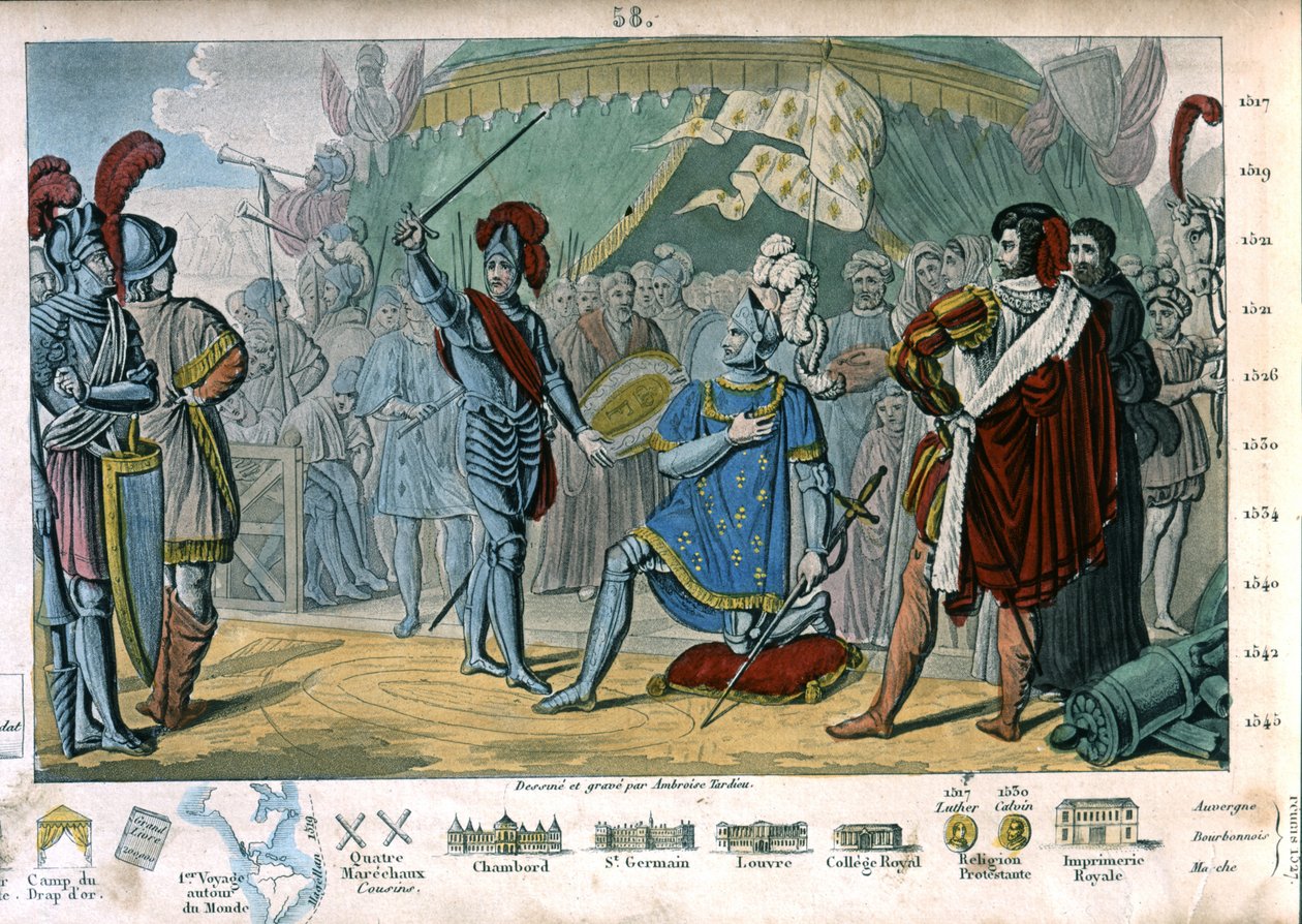 Fransa Kralı I. Francis, İtalya