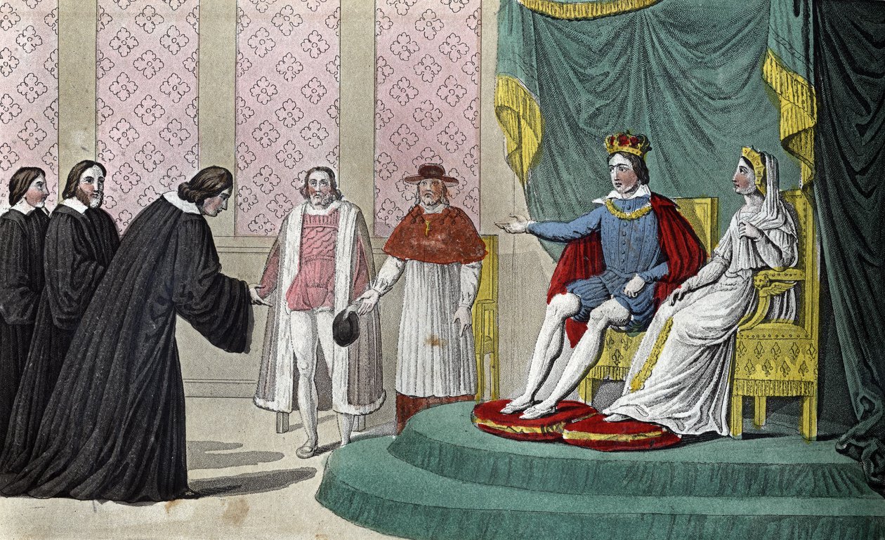 François II (1544-1560), babasının ölümünden sonra kendisini karşılamaya gelen Parlamento milletvekillerine amcalarını Guise Dükü