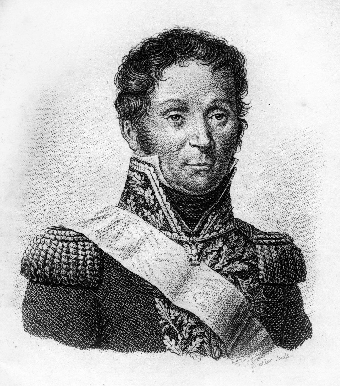 François Etienne Kellermann Fils (1770-1835), süvari generali. "Fransızların zaferlerini ve fetihlerini izleyen Fransız generallerinin portreleri" içinde. 1818