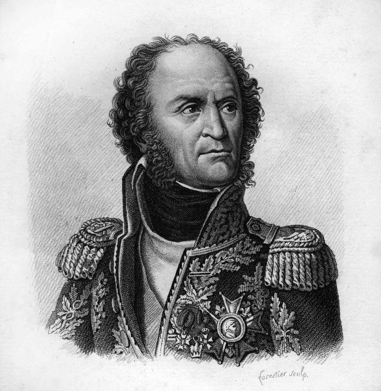William Brown. Fransa Mareşali (1763-1815).- Fransızların zaferlerini ve fetihlerini izleyen Fransız generallerinin portrelerinde. 1818