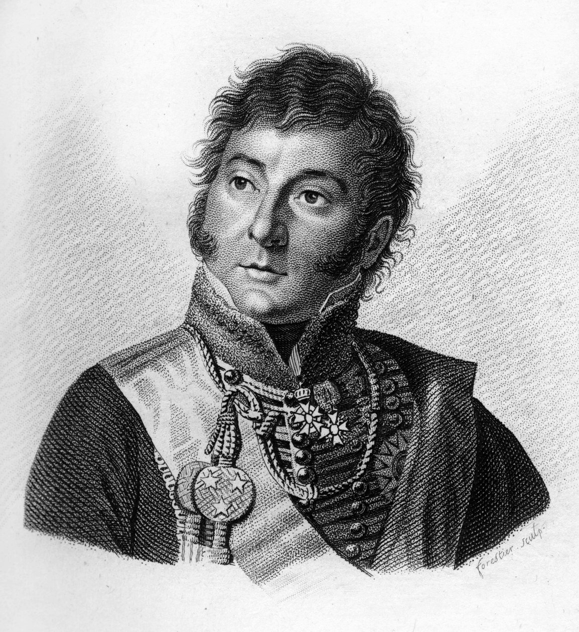 Guillaume Joseph Nicolas LAFON BLANIAC (1773-1833) - içinde “Fransızların zaferlerini ve fetihlerini izleyen Fransız generallerinin portreleri””. 1818