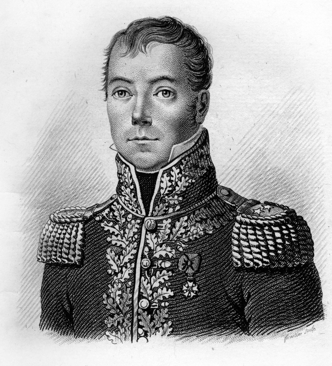 General Jean Pierre BECHE. 1770-1814.in “”Fransız Generallerinin Portreleri”. 1818