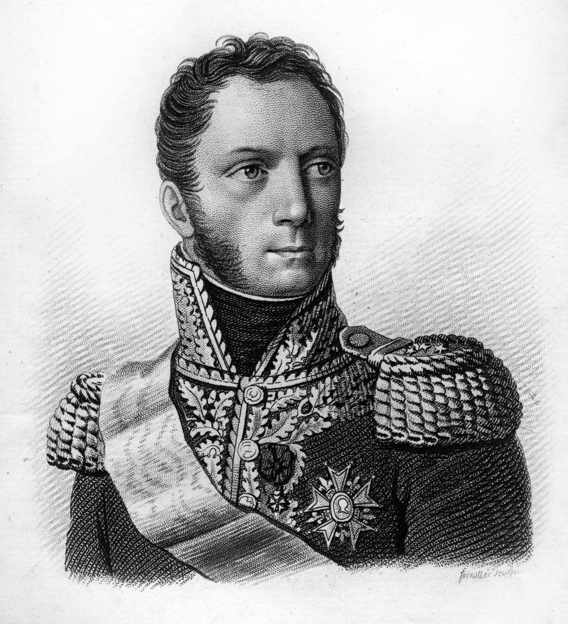 Louis Armand Augustin CAULAINCOURT (1773-1827) - “Fransızların zaferlerini ve fetihlerini izleyen Fransız generallerinin portreleri” içinde. 1818