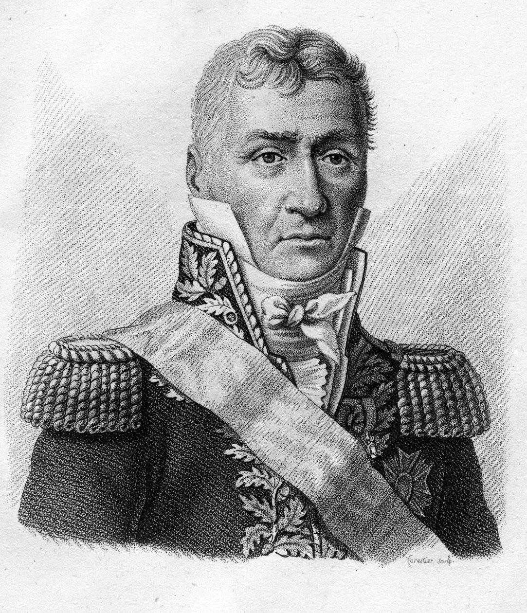 Louis Friant (1758-1829) - “” Fransızların zaferlerini ve fetihlerini izleyen Fransız generallerinin portreleri” içinde. 1818