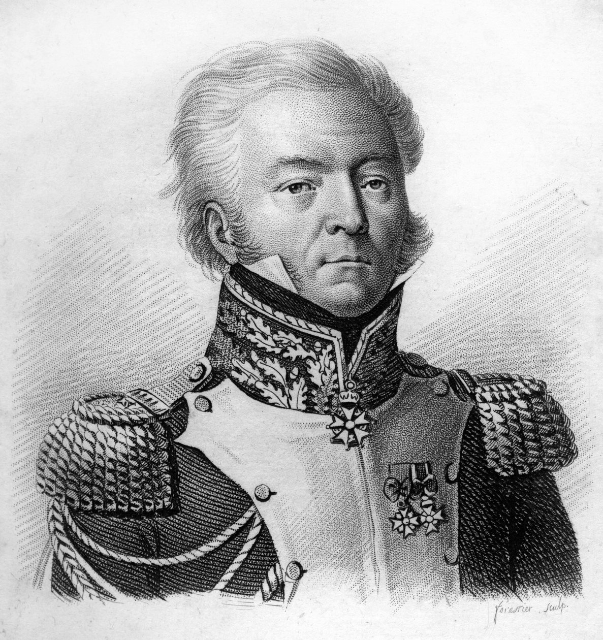 Louis Lepic General of Division (1765-1847) - “” Fransızların zaferlerini ve fetihlerini izleyen Fransız generallerinin portreleri””. 1818