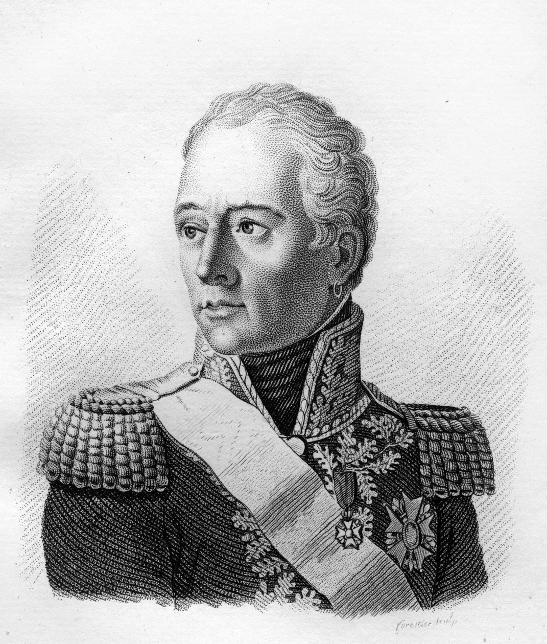 Louis Marie Turreau de Garambouville (1756-1816), Fransız general.- "Fransızların zaferlerini ve fetihlerini izleyen Fransız generallerinin portreleri". 1818