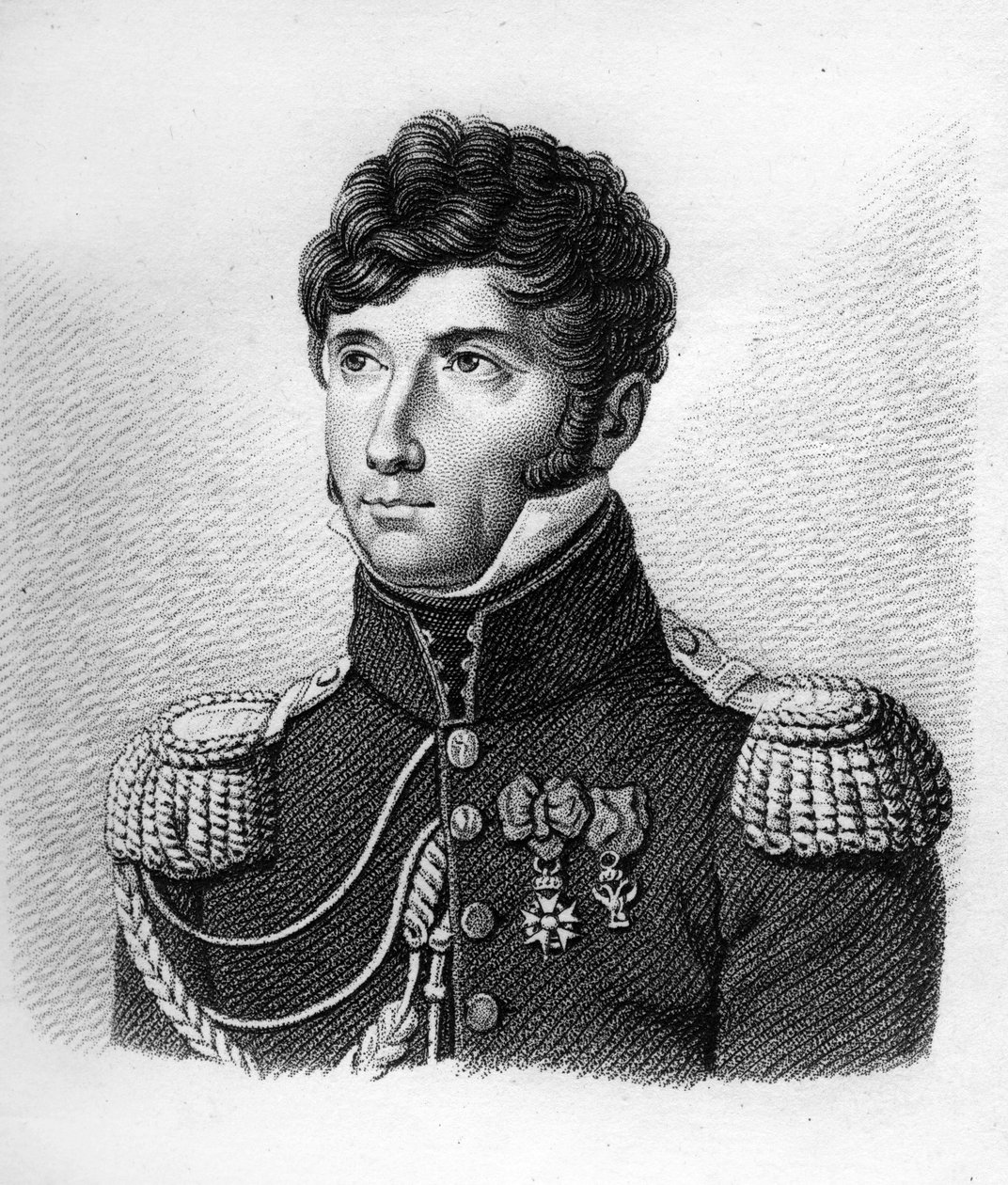 Louis Michel Letort (Le Tort) (1773-1815) General de Brigade- “Fransızların zaferlerini ve savaşlarını izleyen Fransız generallerinin portreleri”nde. 1818