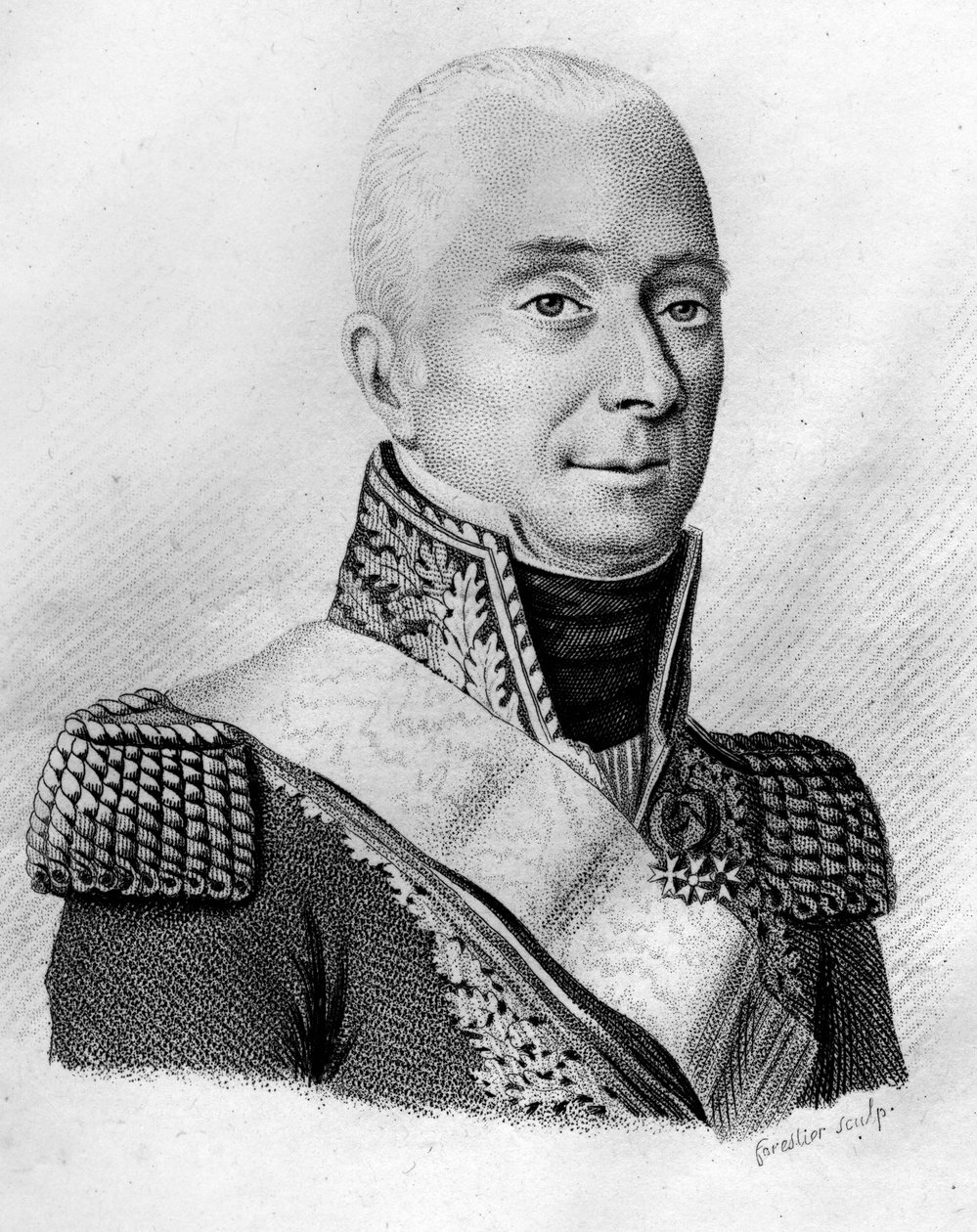 Mathieu Dumas (1753-1837) - in” Fransızların zaferlerini ve fetihlerini izleyen Fransız generallerinin portreleri”” Ambroise Tardieu tarafından 1818