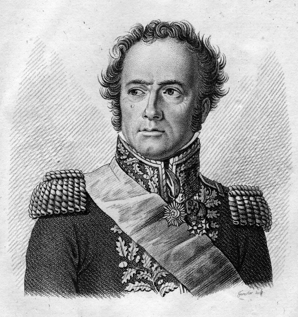 Maximilien Sébastien Foy.Fransız General ve politikacı (1775-1825) - in"Fransızların zaferlerini ve fetihlerini izleyen Fransız generallerinin portreleri"”. 1818