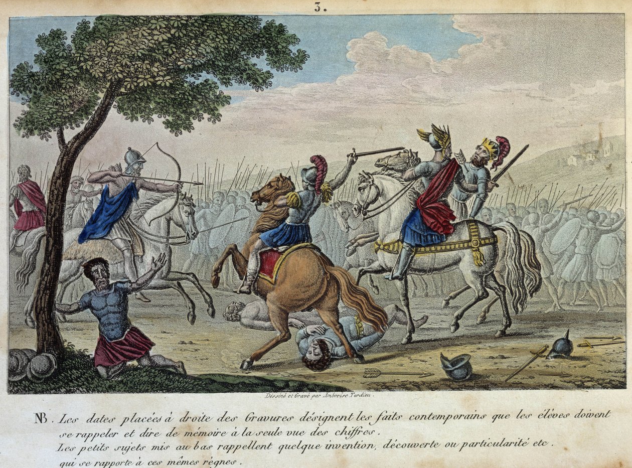 Merovee (447-458), Aetius ve Theodoric I ile Troyes yakınlarındaki Catalaunique Fields