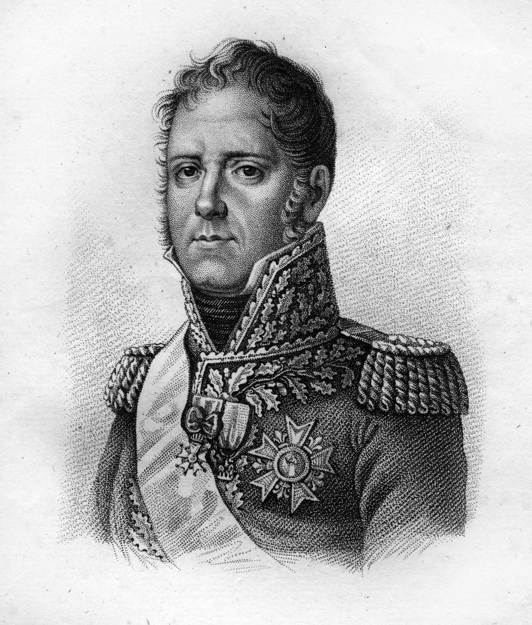 Michel Ney (1769-1815), Fransa Mareşali, Elchingen Dükü, Moskova Prensi. Fransızların Zaferleri ve Fetihlerinden Sonra Fransız Generallerinin Portreleri”” Ambroise Tardieu tarafından 1818