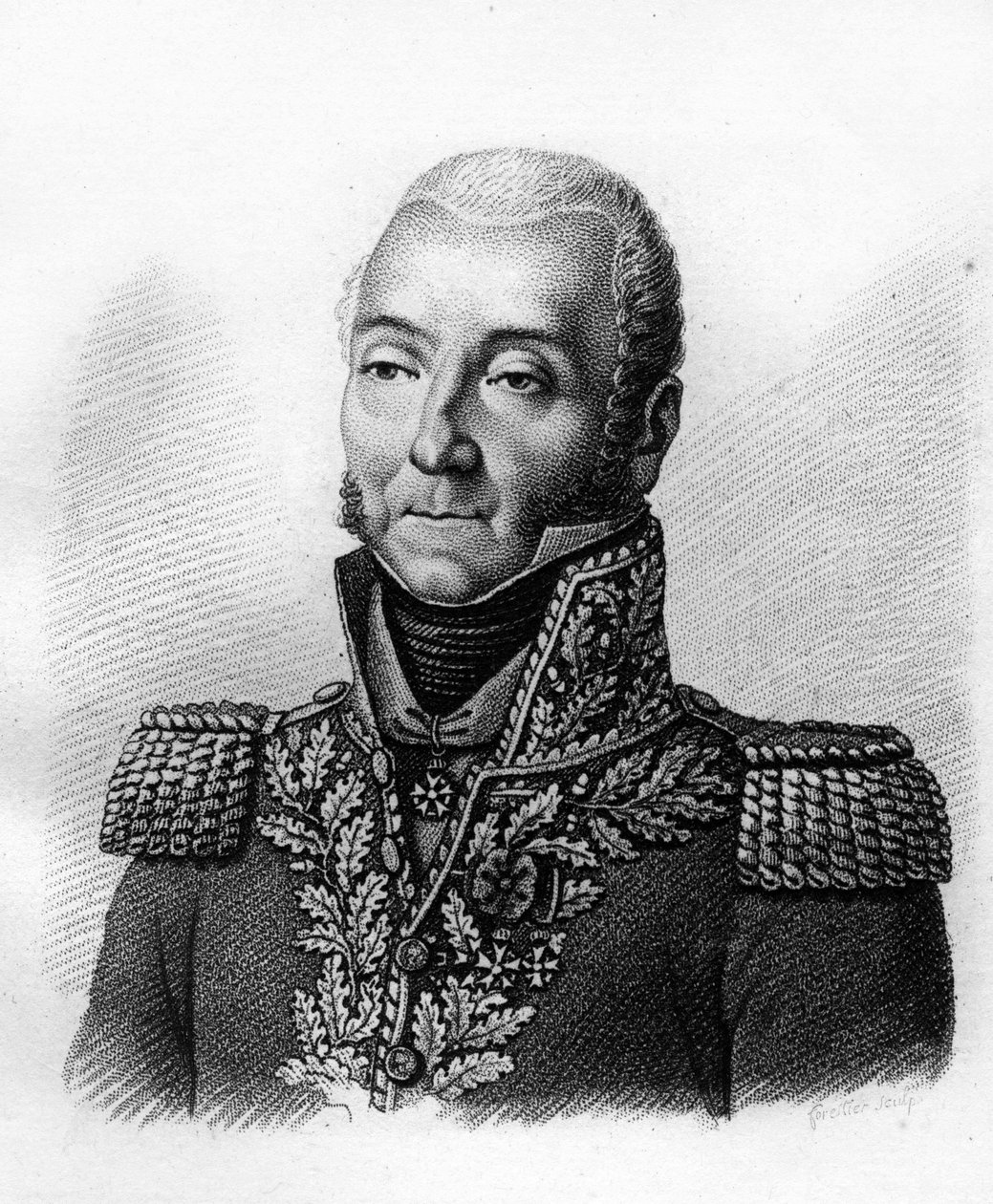 General Jérôme Soules 1760-183.- Portresi, “Fransızların zaferlerini ve fetihlerini izleyen Fransız generallerinin portreleri”. 1818