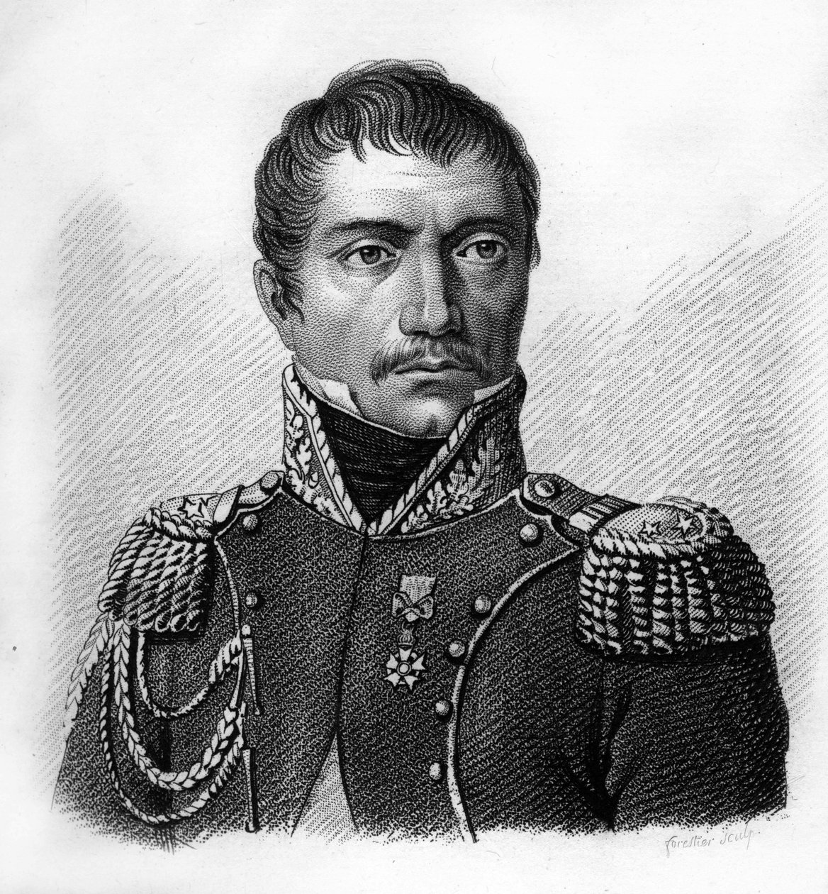 General Philippe Auguste Eugène Merlin de DOUAI 1754-1838.- “Fransızların zaferlerini ve savaşlarını izleyen Fransız generallerinin portreleri”nde. 1818