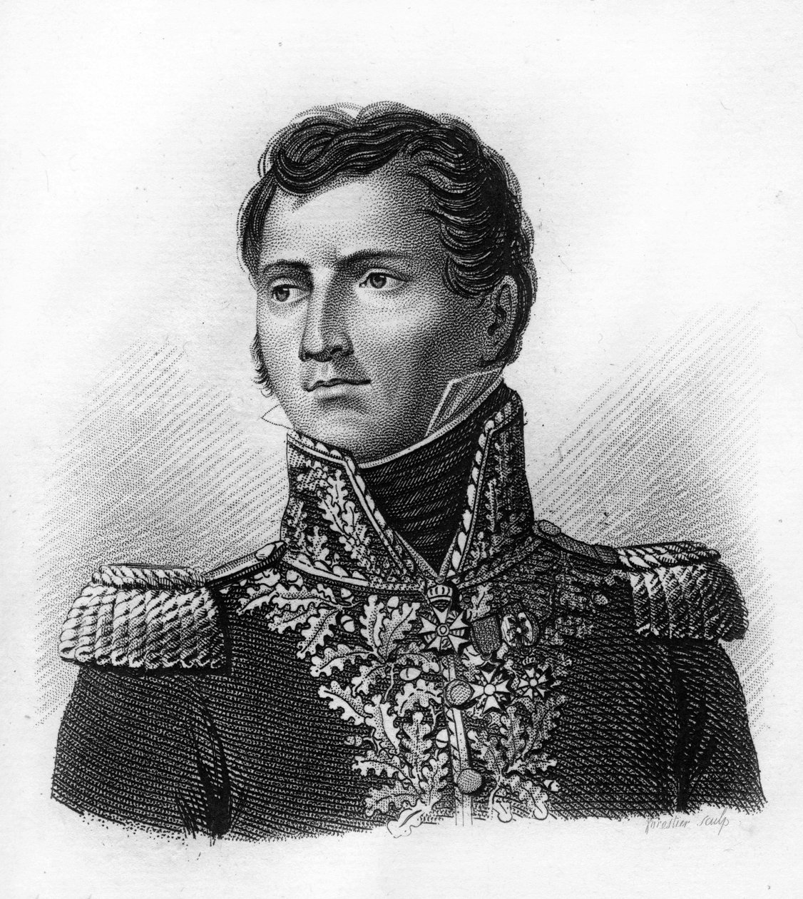 Géneral Pierre François Joseph du CREUX Farin 1770-1835.- in “Fransızların zaferlerini ve fetihlerini izleyen Fransız generallerinin portreleri””. 1818
