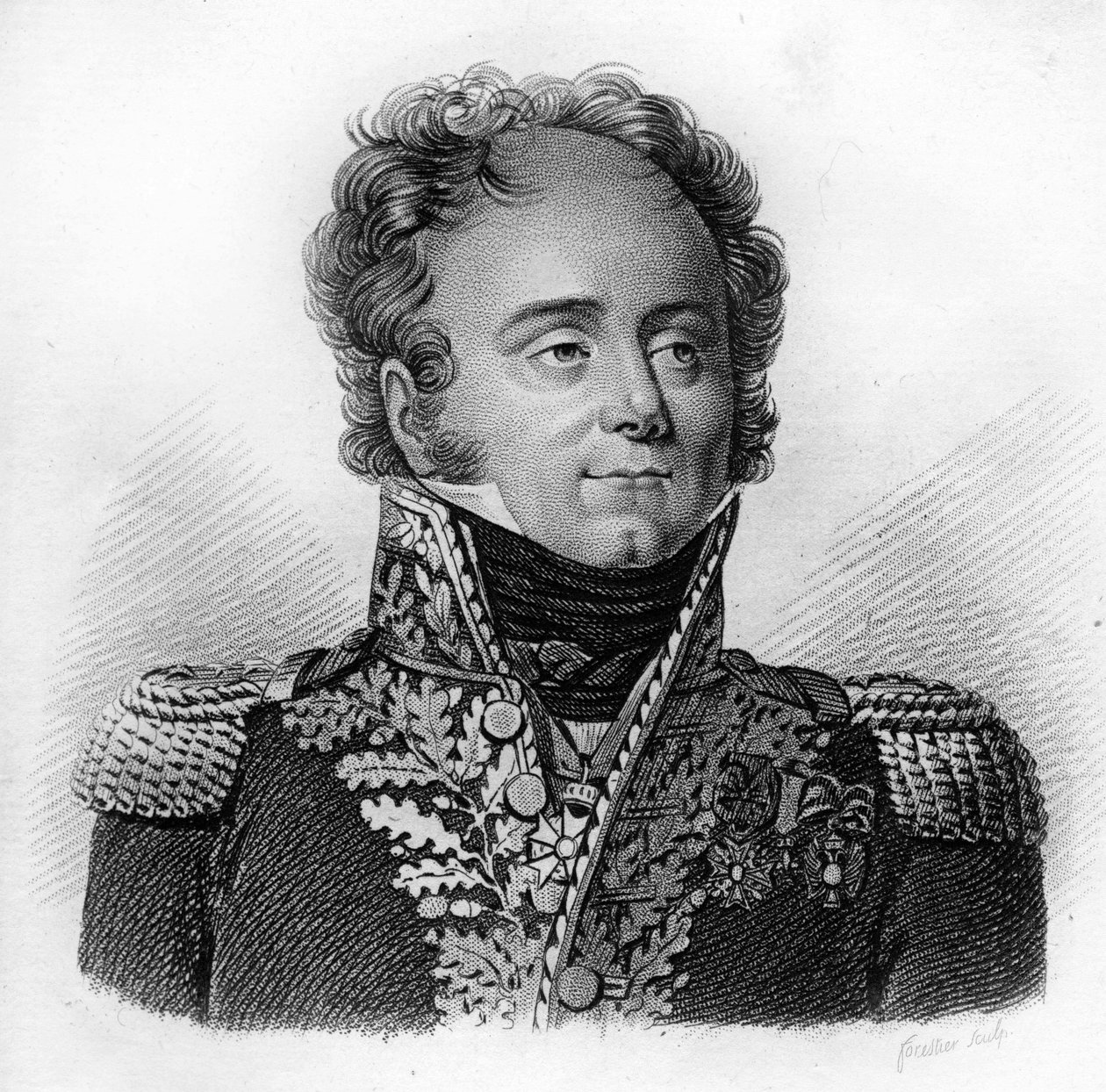 Sigismond, Frédéric BERCKHEIM - içinde “” Fransızların zaferlerini ve fetihlerini izleyen Fransız generallerinin portreleri”” Ambroise Tardieu tarafından 1818