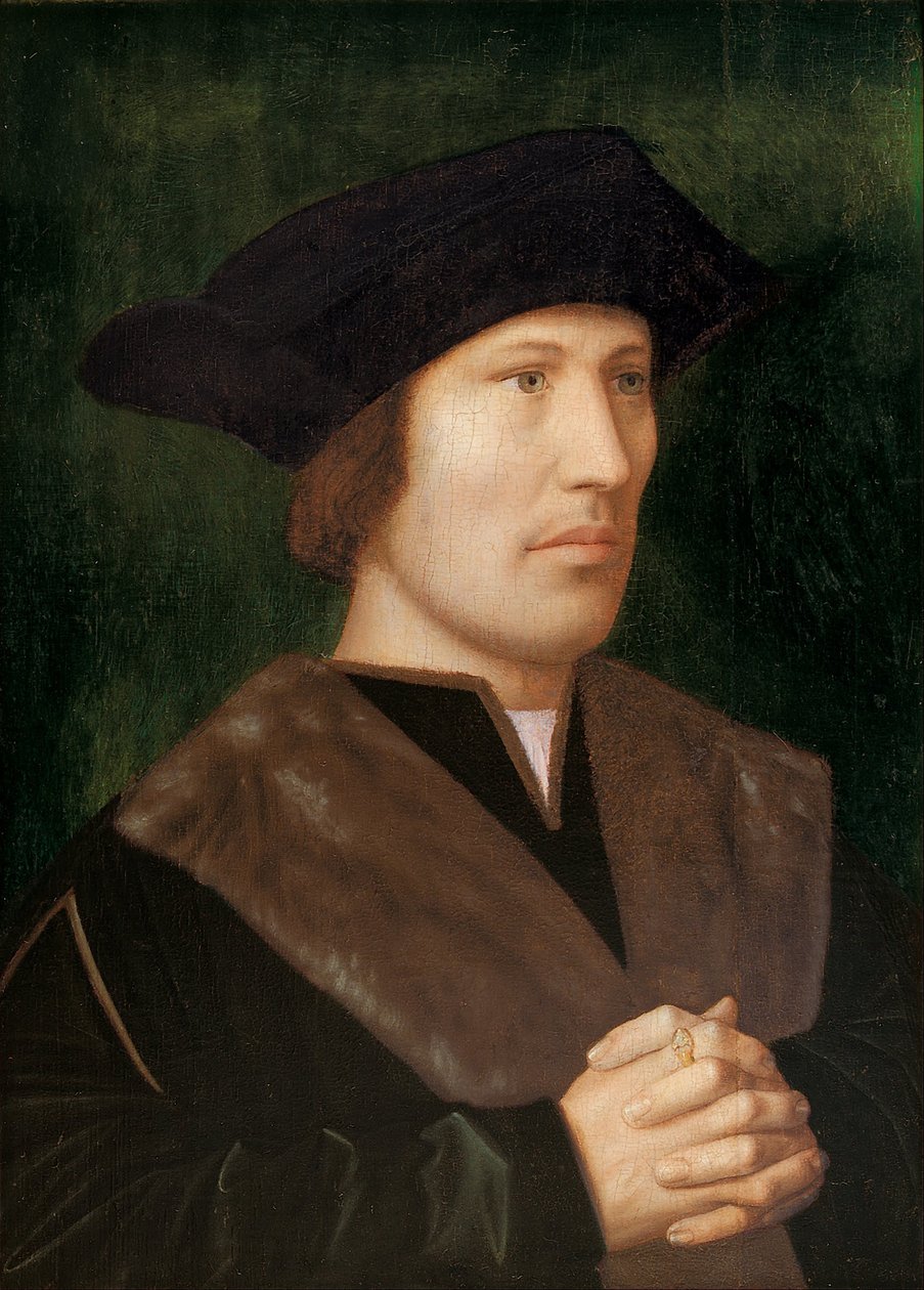 Adam dua ediyor by Ambrosius Benson