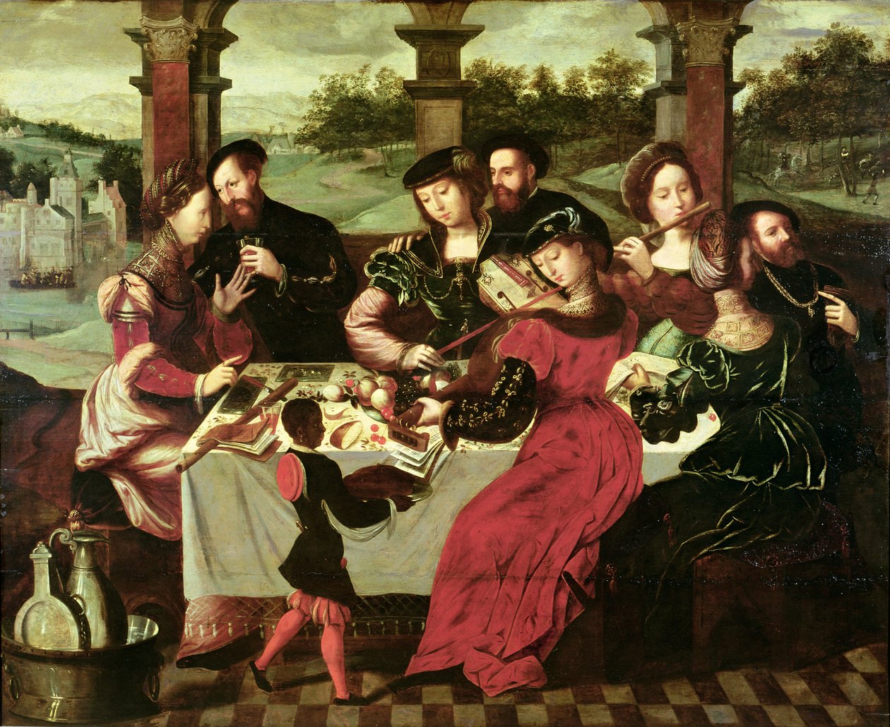 Yemekten Sonra Konser by Ambrosius Benson
