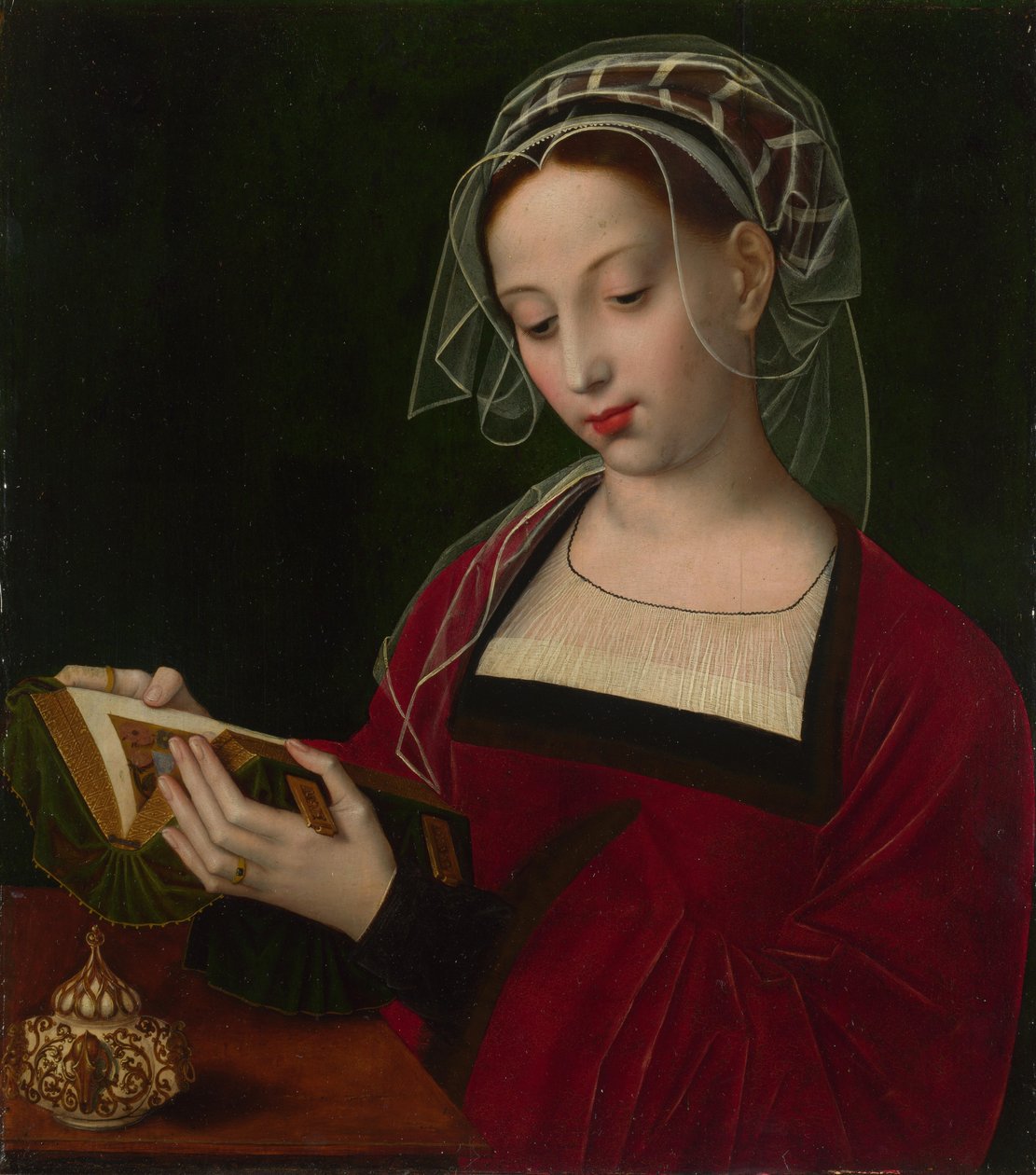 Mary Magdalen okuma by Ambrosius Benson