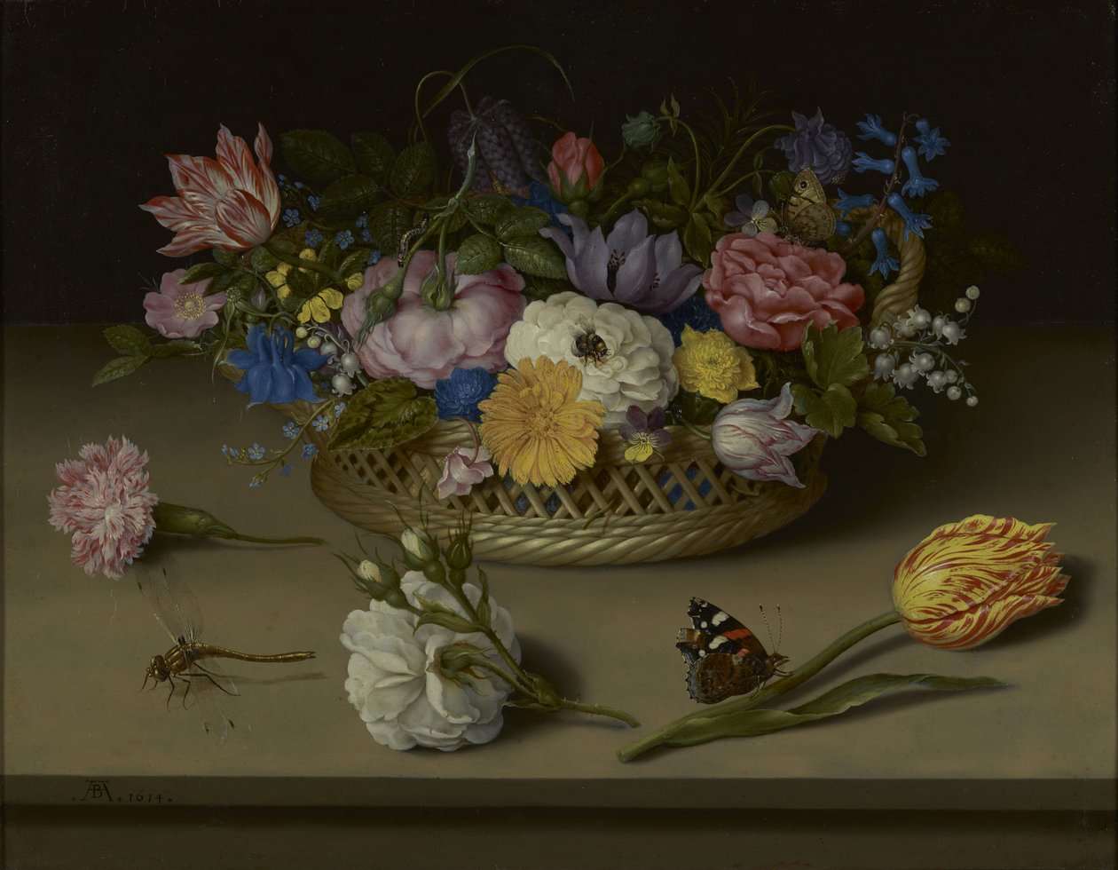 Çiçek Natürmort by Ambrosius the Elder Bosschaert