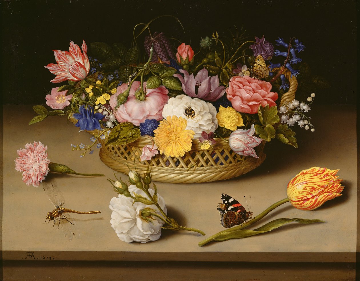 Çiçek Natürmort by Ambrosius the Elder Bosschaert