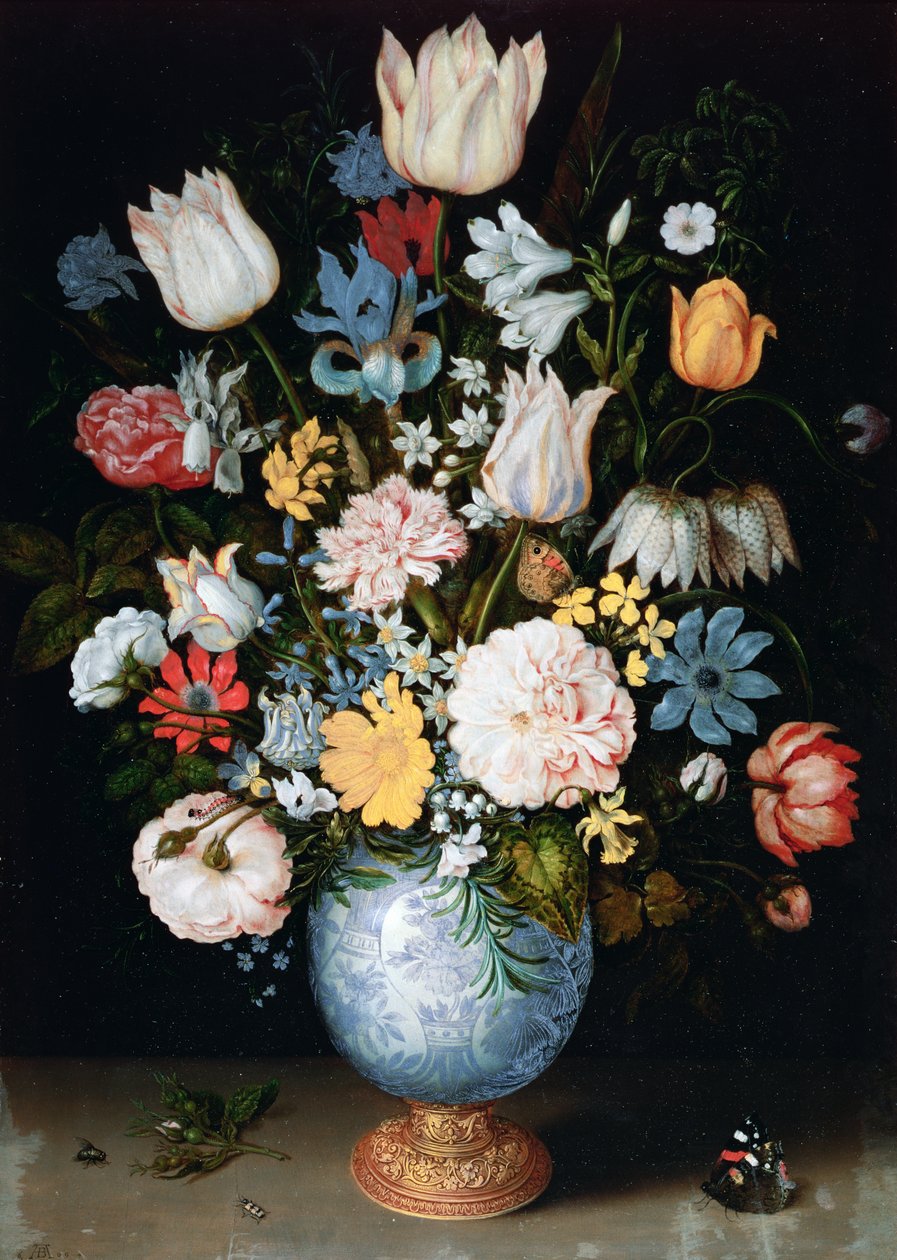 Bouquet of Flowers, 1609 by Ambrosius the Elder Bosschaert