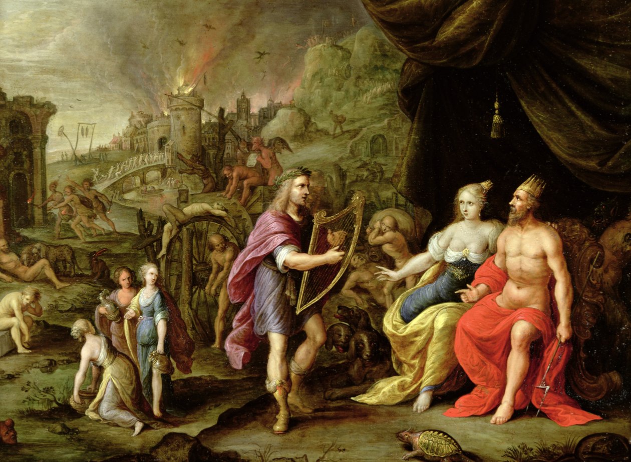 Yeraltı Dünyasında Orpheus by Ambrosius the Elder Francken or Franck