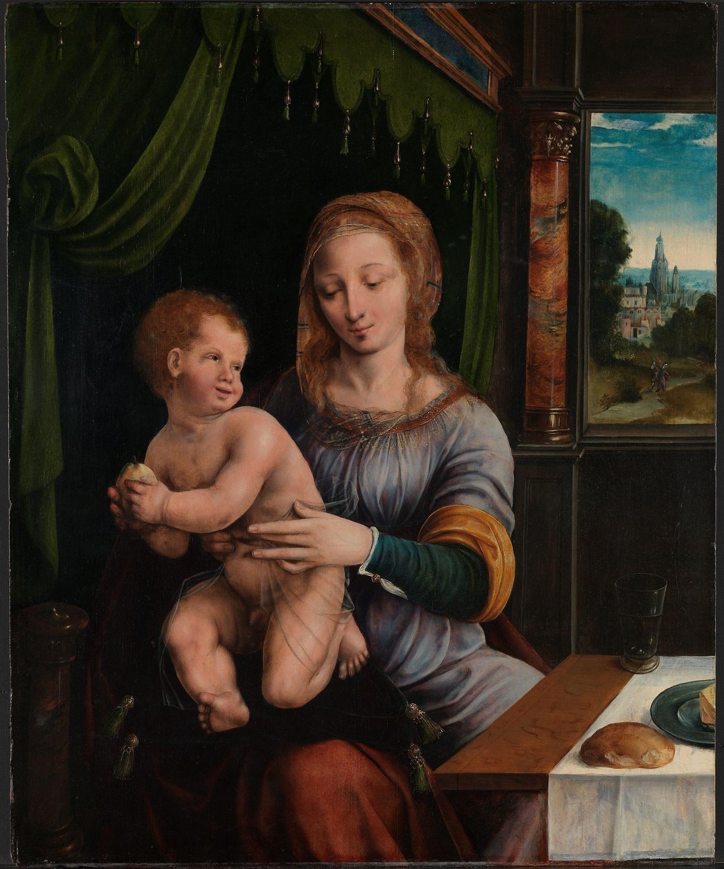 Madonna ve Çocuk by Ambrosius (attr. to) Benson