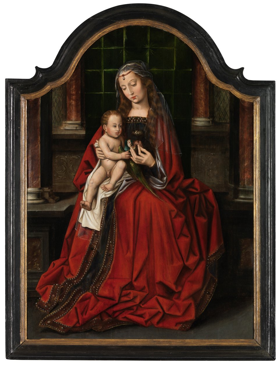 Madonna (panel üzerine yağ) by Ambrosius Benson