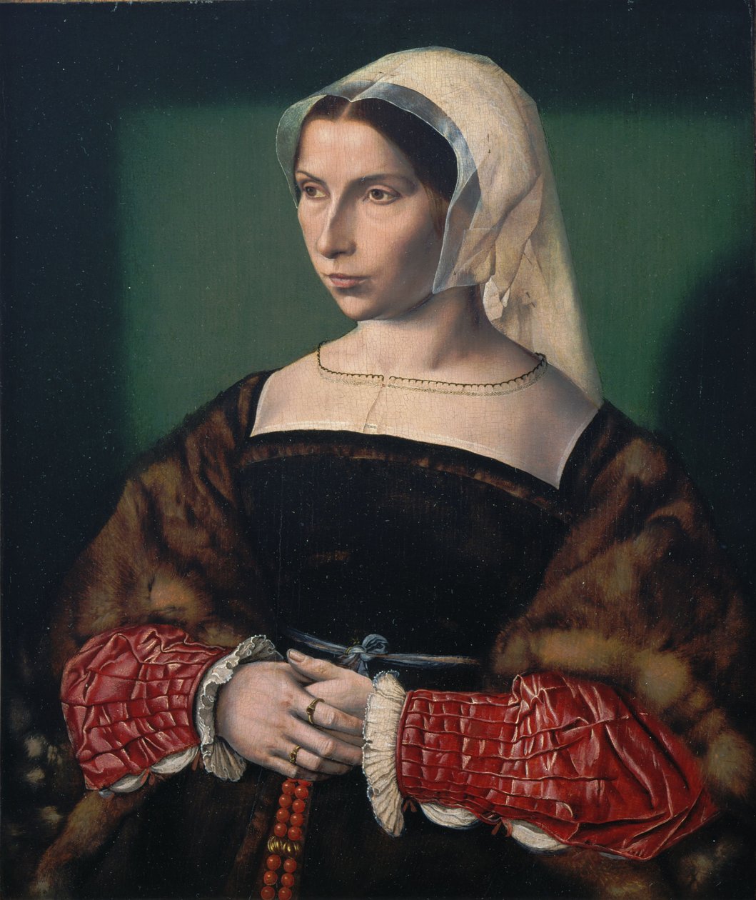 Anne Stafford'un Portresi by Ambrosius Benson