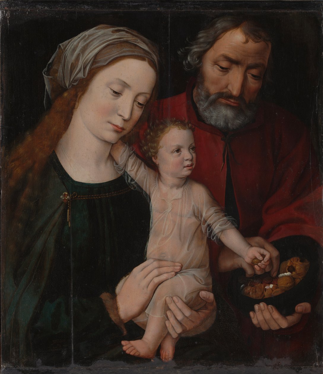Kutsal Aile, 1525-1530. by Ambrosius Benson
