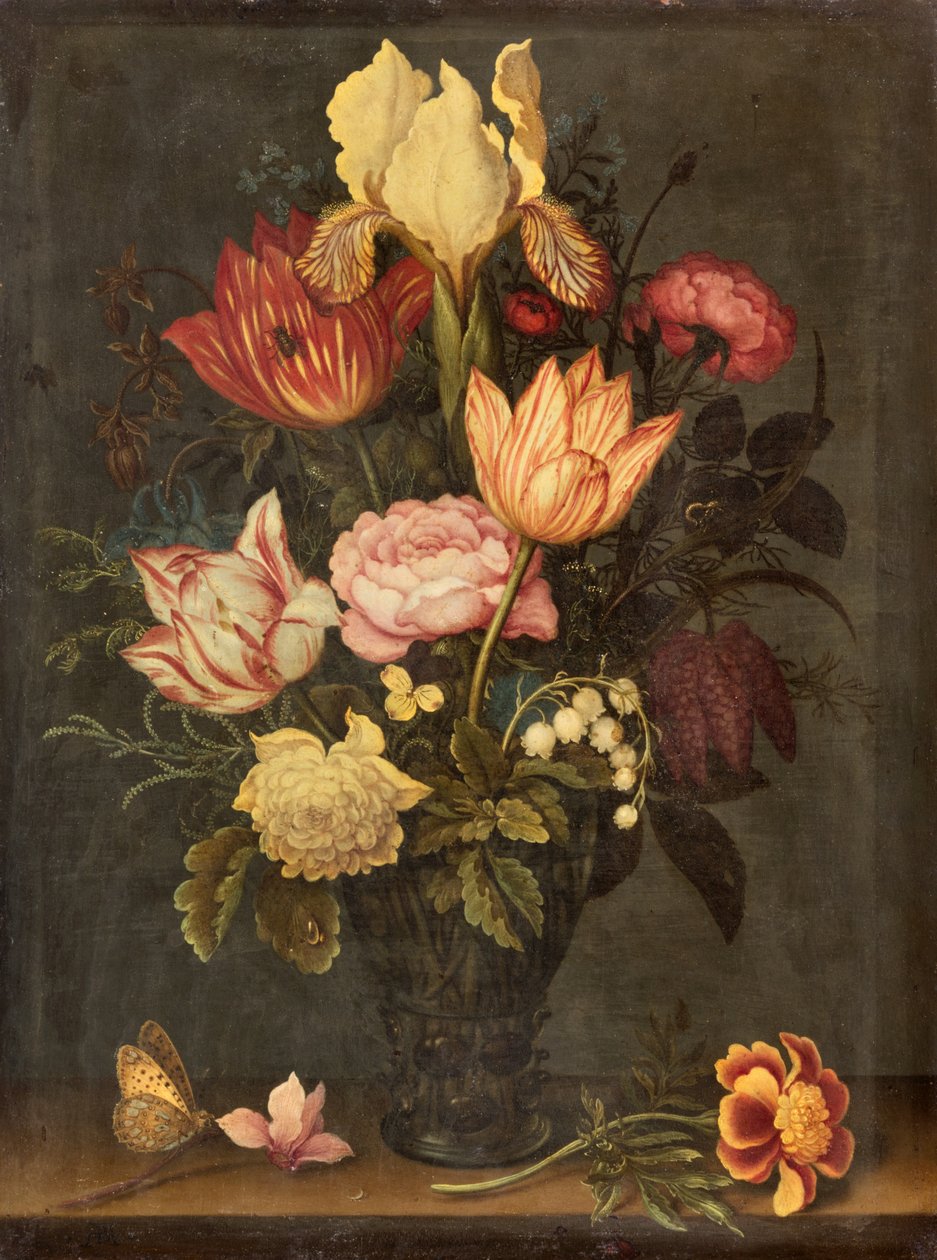 Çiçekler c.1607 (resim) by Ambrosius the Elder Bosschaert
