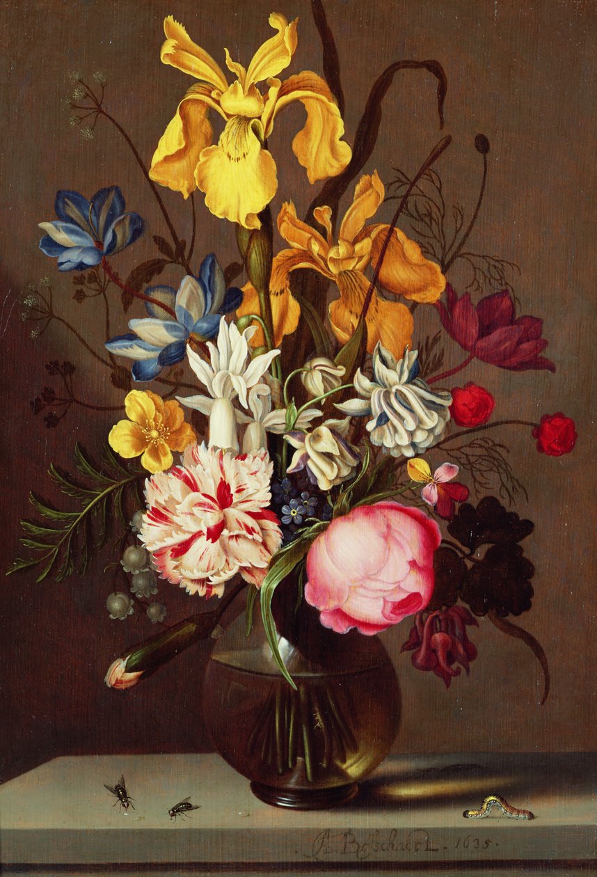 Çiçeklerden Bir Vazo, 1635 by Ambrosius the Younger Bosschaert