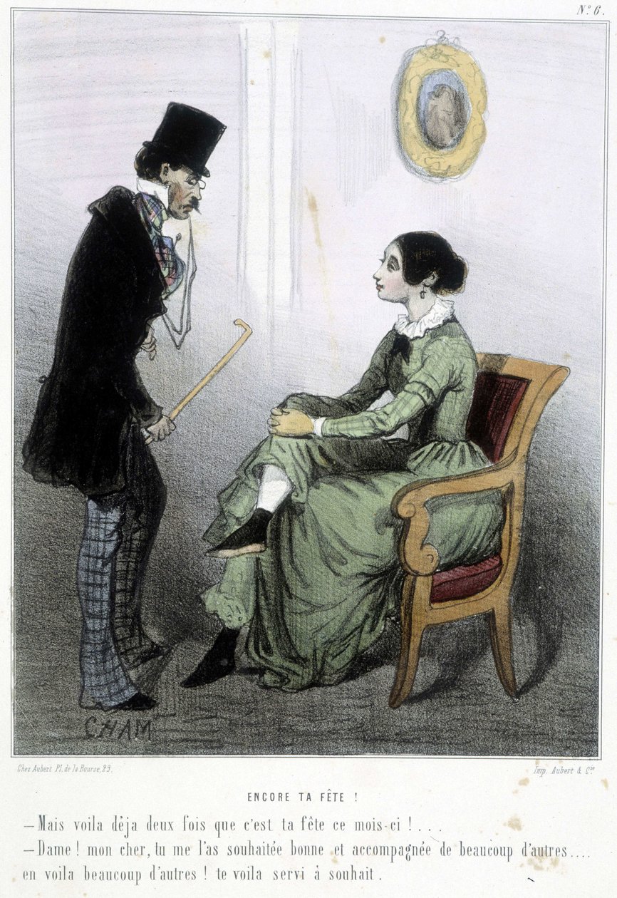- Cham, v.1870-1880 tarafından “” Madeleines” de by Amédée de Noé