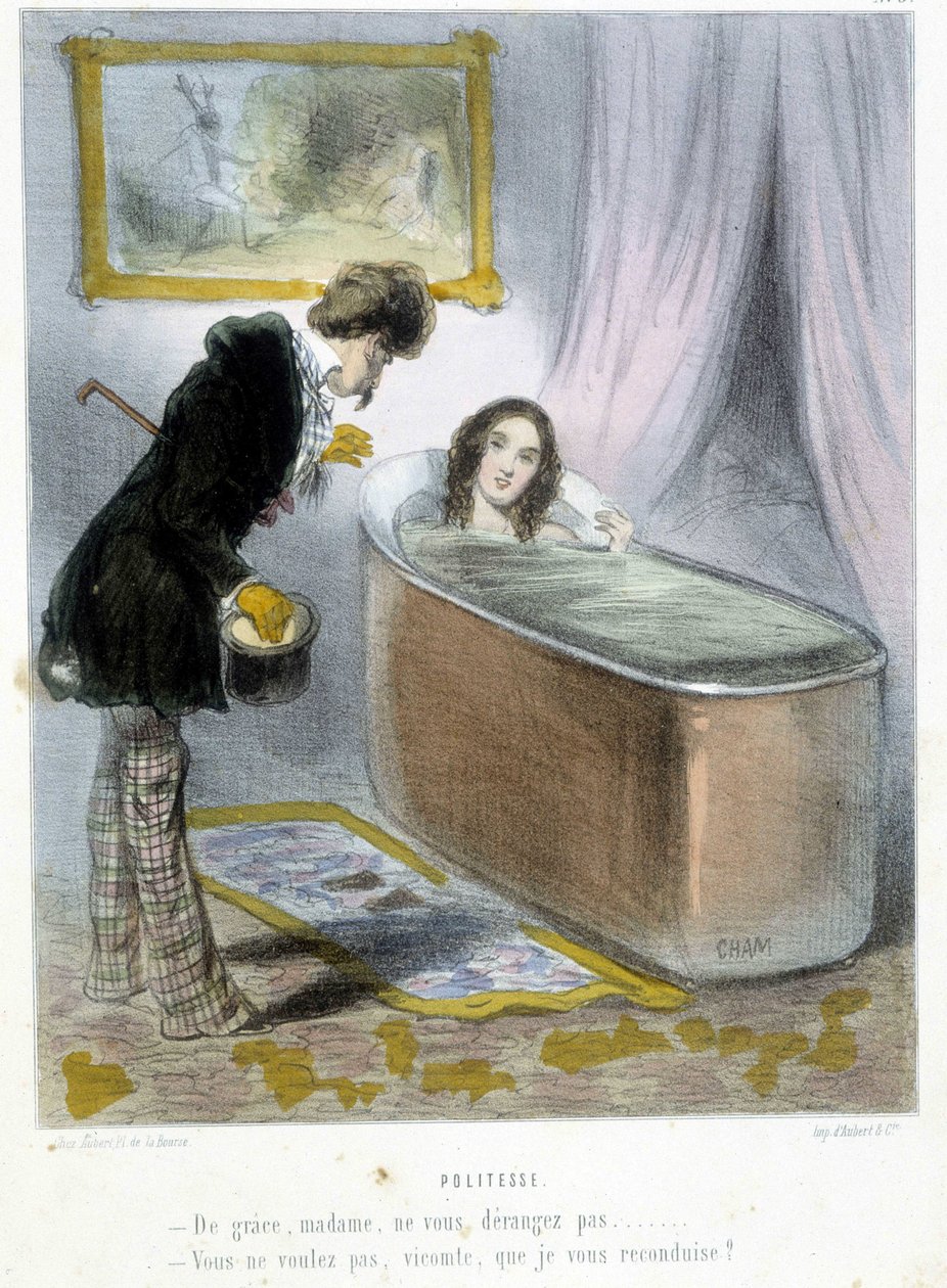 Politesse - Cham tarafından “” Madeleines” de, v.1870-1880 by Amédée de Noé