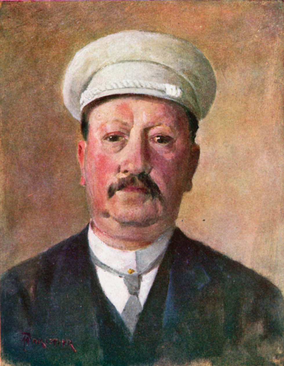Bir Flaman Burgeri (renkli taş baskı) by Amedee (after) Forestier