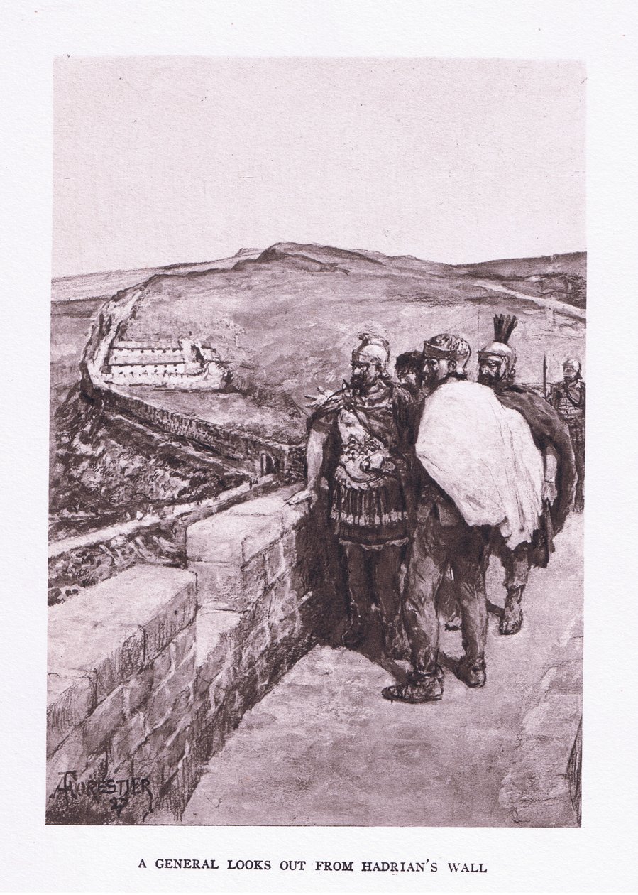 Bir general Hadrian Duvarı