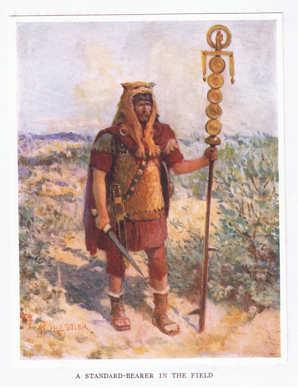 Tarlada standart bir taşıyıcı, The Roman Soldier
