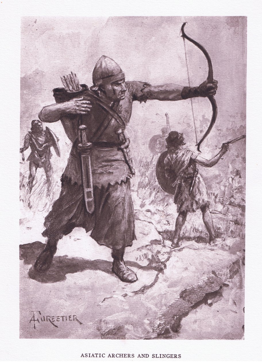 Asyalı okçular ve sapancılar, The Roman Soldier