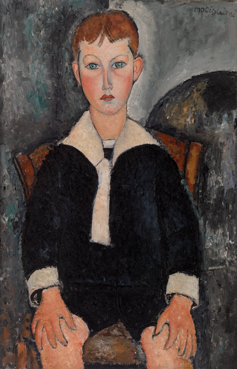 Denizci Takım Elbiseli Çocuk by Amedeo Modigliani