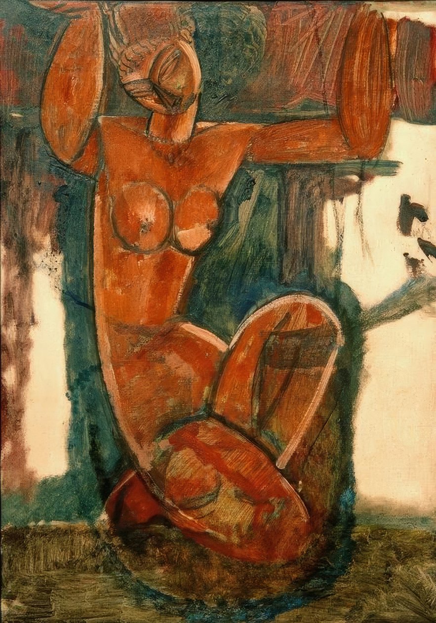 kariatid by Amedeo Modigliani