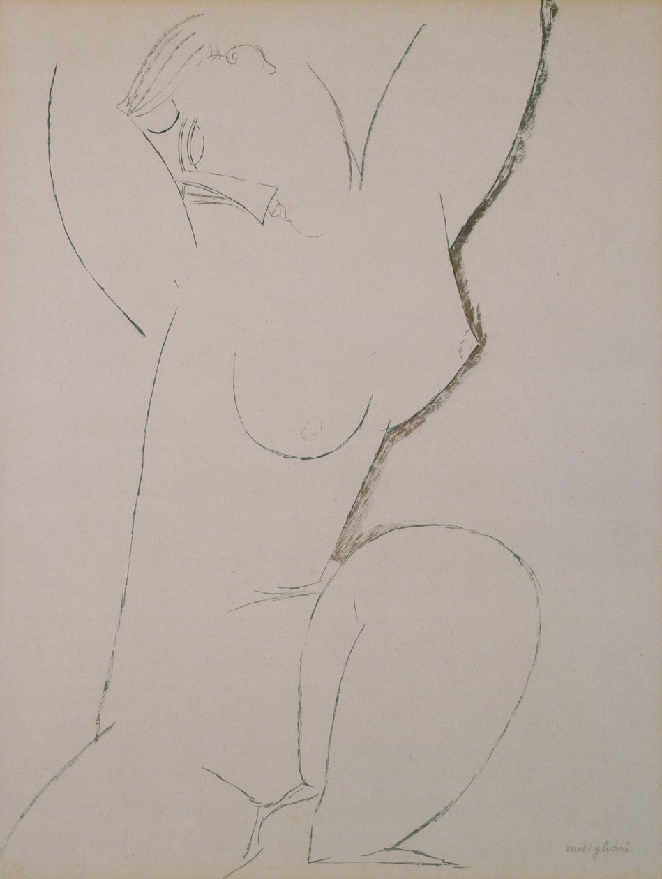 Karyatid by Amedeo Modigliani