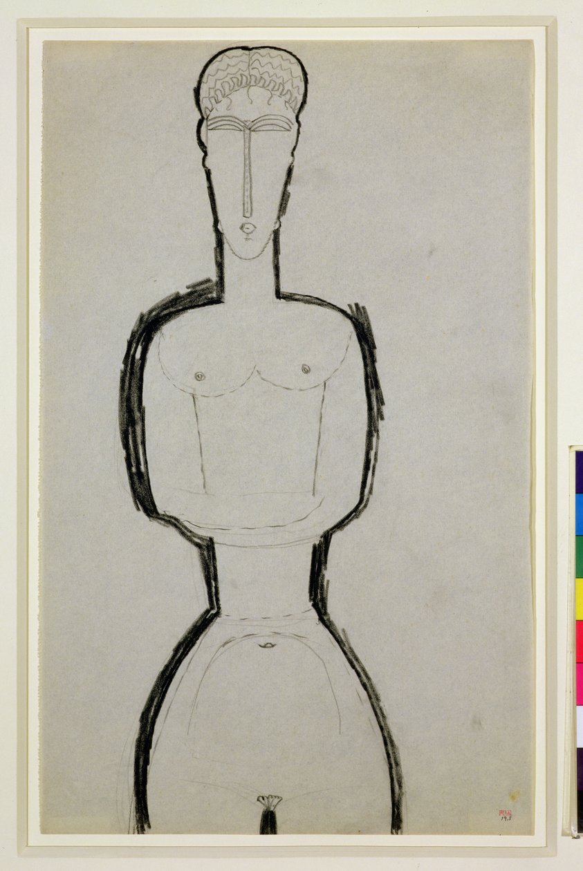 kadın çıplak by Amedeo Modigliani