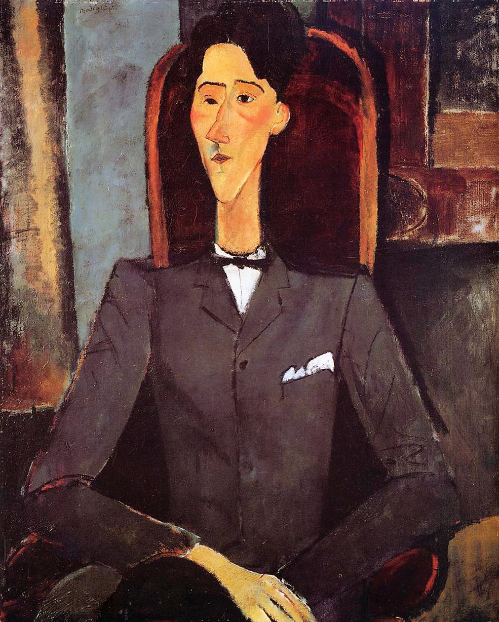 Jean Cocteau, 1917 by Amedeo Modigliani