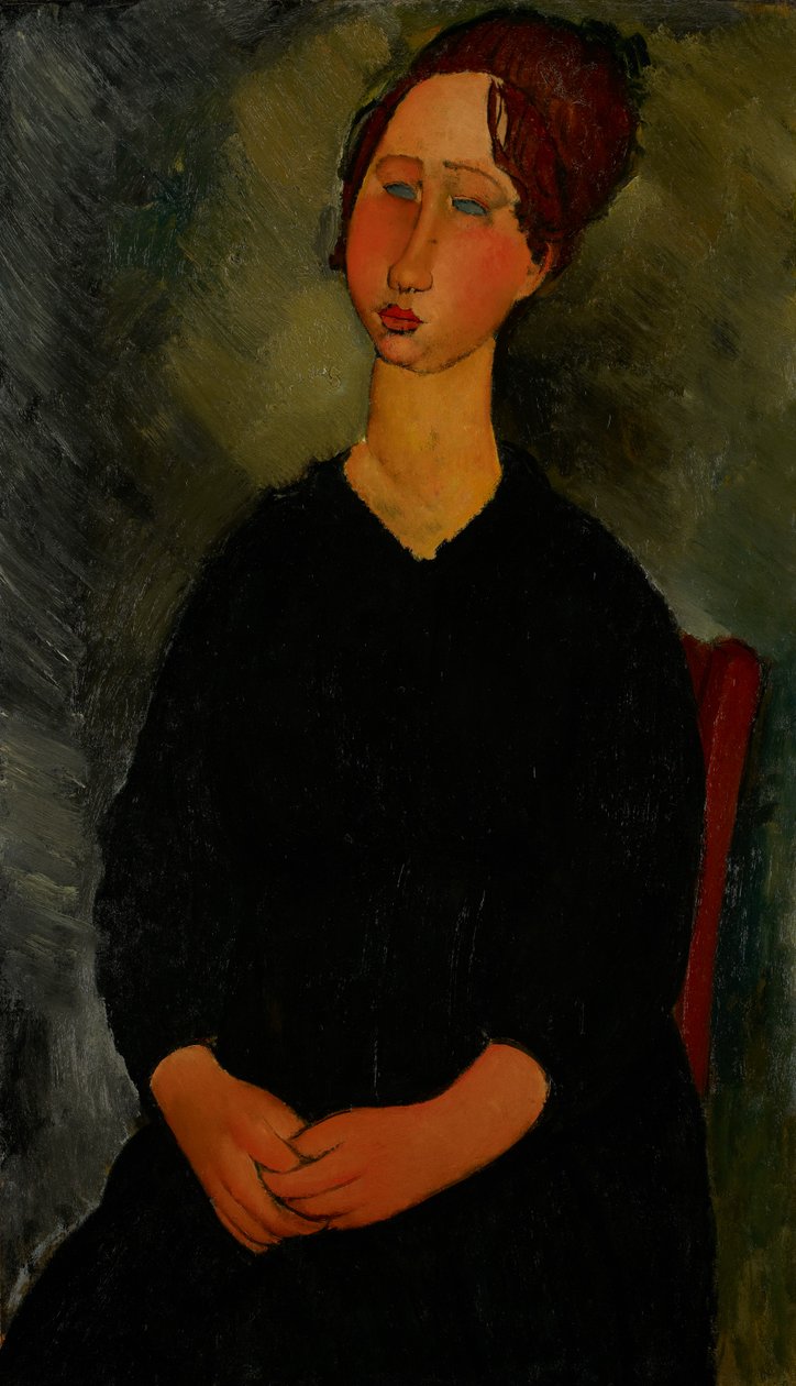 Bir büyükanne by Amedeo Modigliani