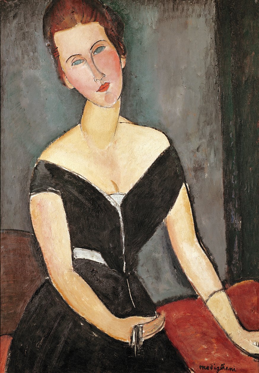 Madam G. van Muyden, 1917 by Amedeo Modigliani