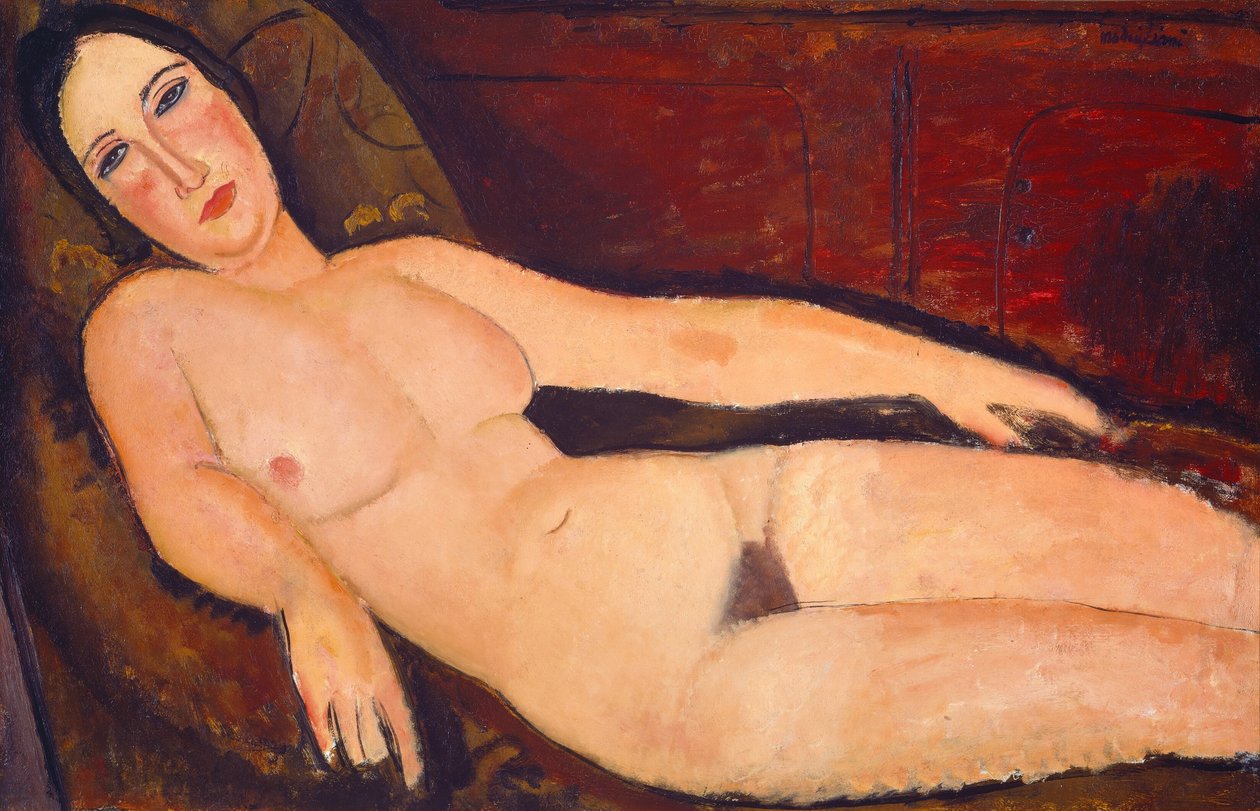 divana çıplak by Amedeo Modigliani