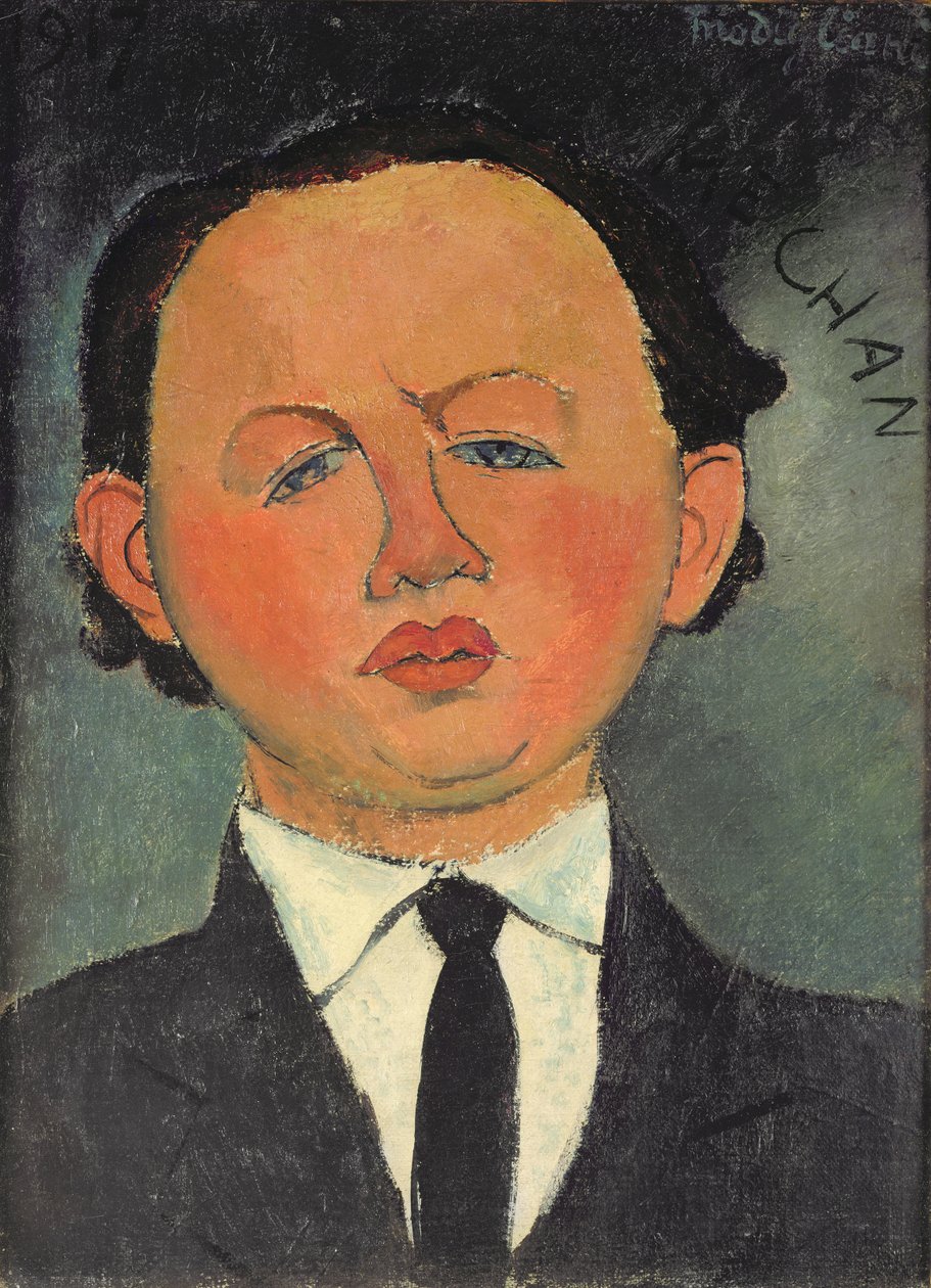 Oscar Miestchaninoff (1886-1956) 1917 by Amedeo Modigliani
