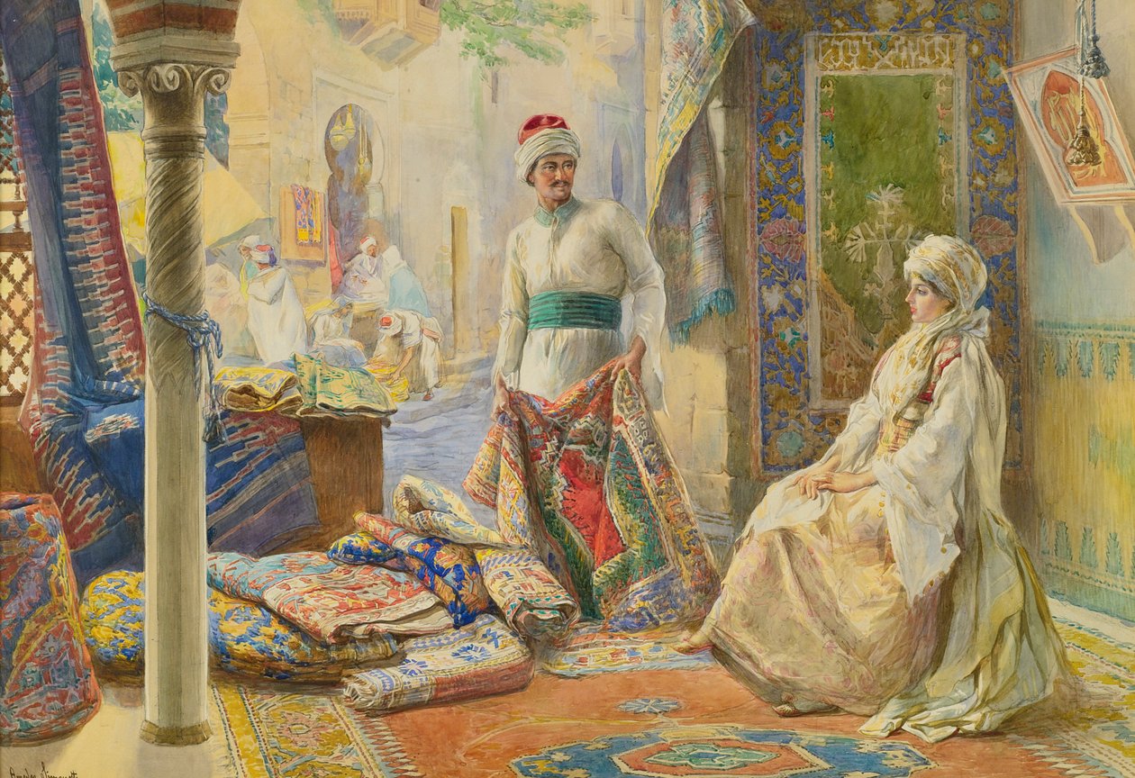 kilim tüccarı by Amedeo Simonetti